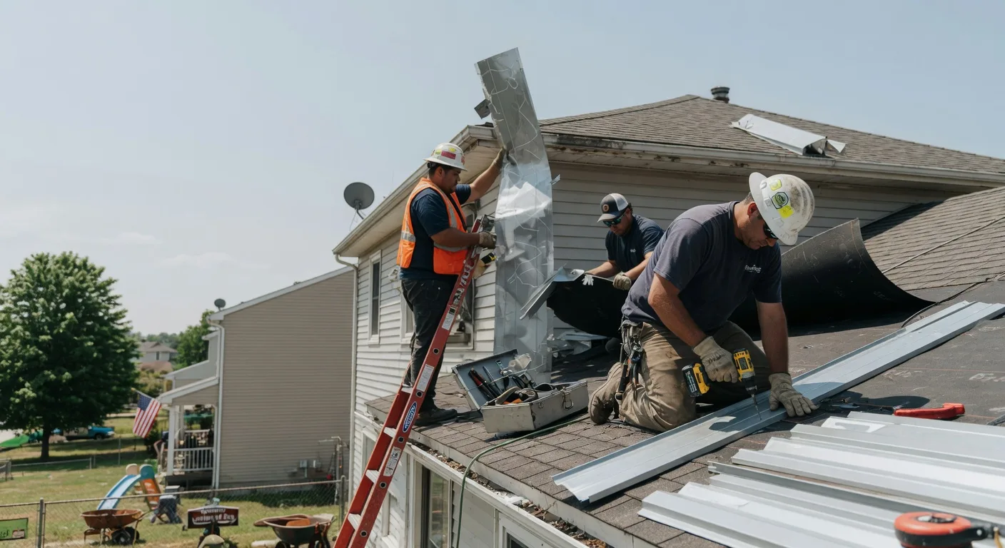 Metal Roof Repair in Mccallsburg, IA